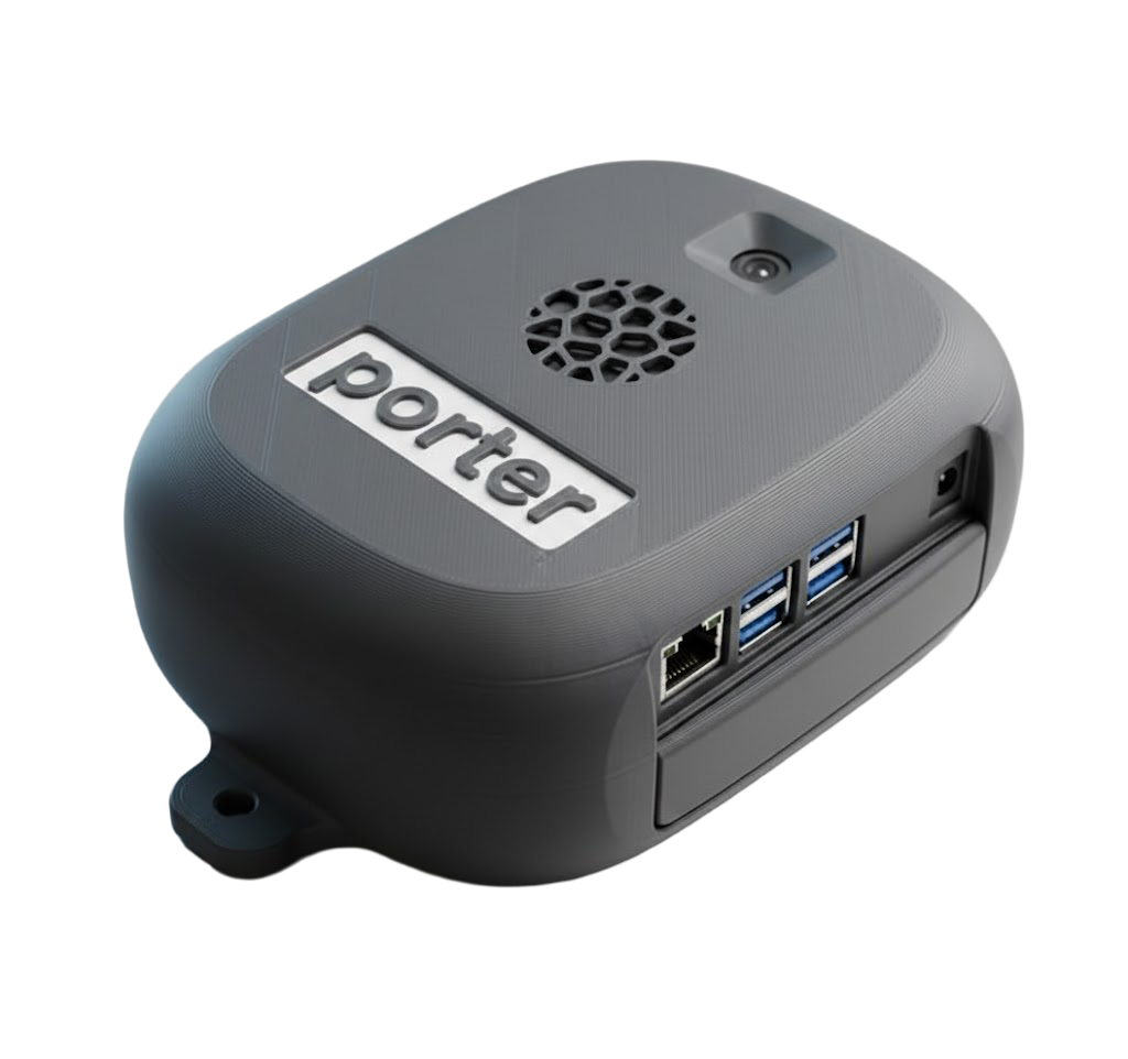 Cámara Porter para conteo de personas con IA