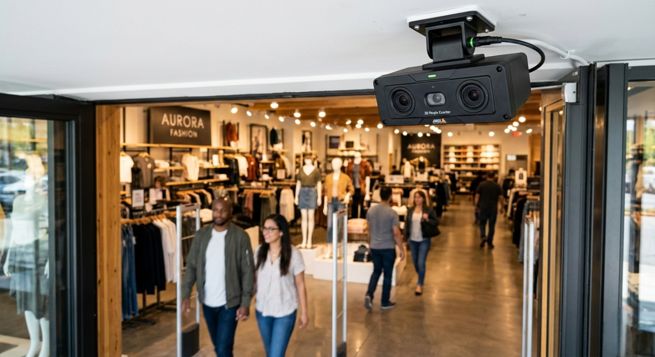 Cámara monocular para conteo de personas